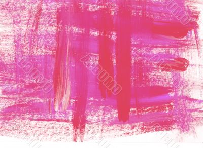 Pink brush stroke