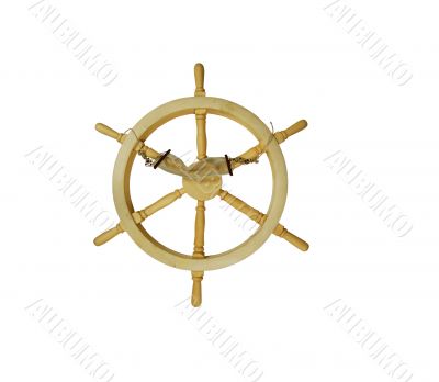 Hammock on Nautical Steering Wheel