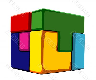 Colorful cube