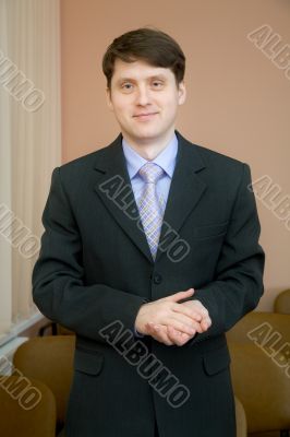 Businessman in a suit