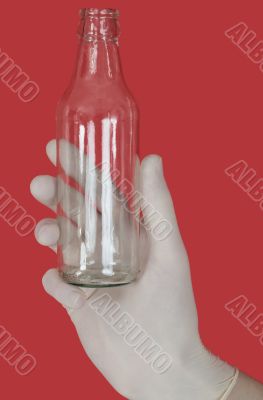 Bottle on hand