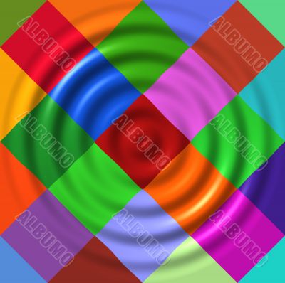 Ripples on colorful diamonds