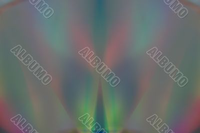 Colorful spectrum of light from DVD disks