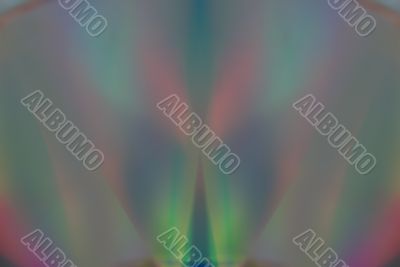 Colorful spectrum of light from DVD disks