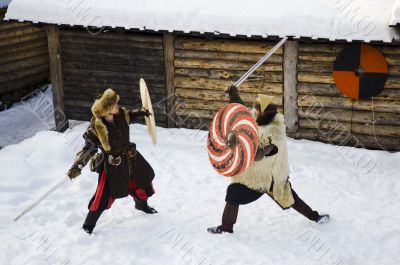 Fighting medieval vikings