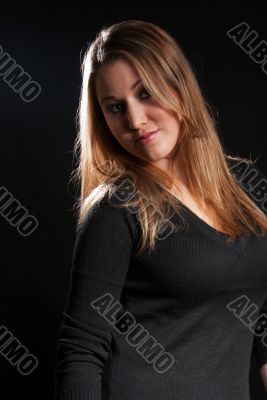 Pretty young woman portrait