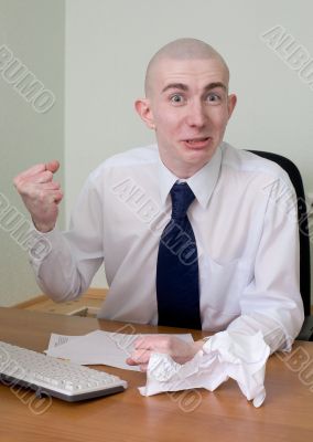 Emotional manager at office