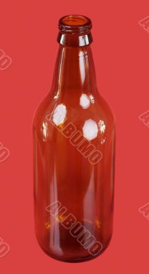 Brown glasses bottle