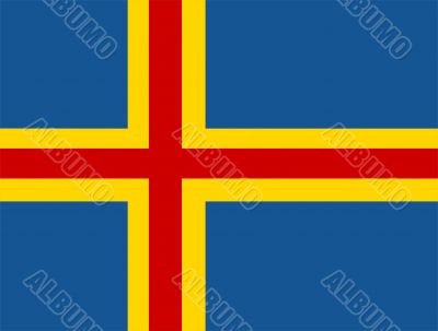 Aland Flag Aland Flag