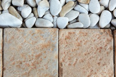 River pebble background River pebble background