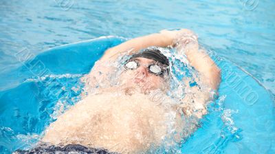 Young adult swimmer