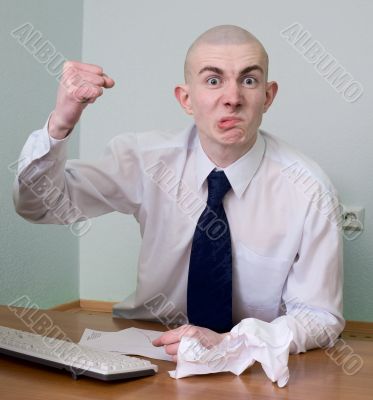 Emotional manager at office