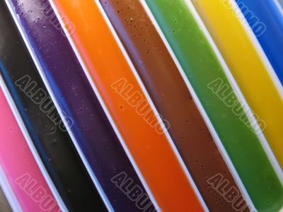 The many-colored plasticine