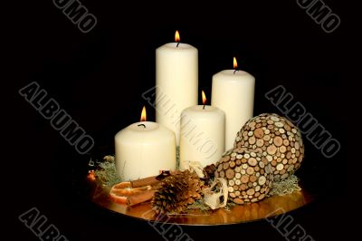 Beautiful advent wreath