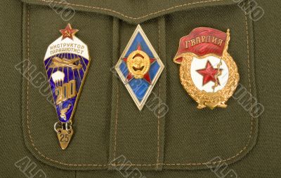 Russian military badges