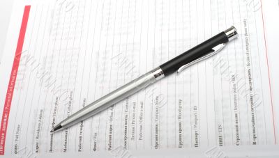 pen on paper pen on paper