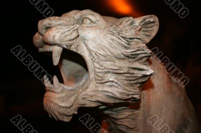 Sculpture of a lion
