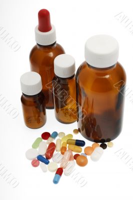 different tablets, medicine