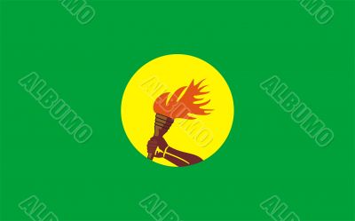 Flag Of Zaire-congo Flag Of Zaire-congo