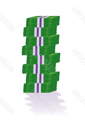 bundle of bank notes