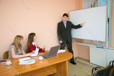 Young man to speak at a meeting