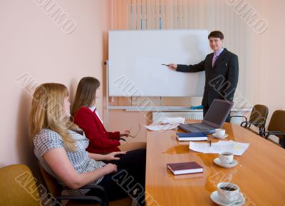 Young man to speak at a meeting
