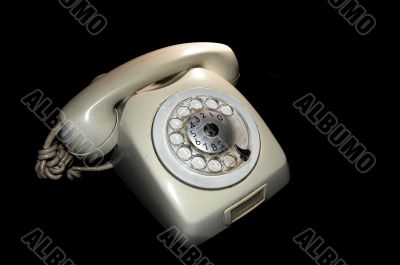 White telephone