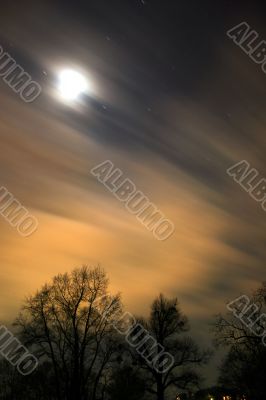 Nightly sky - Time exposure