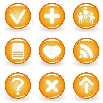 Set of web icons for your design