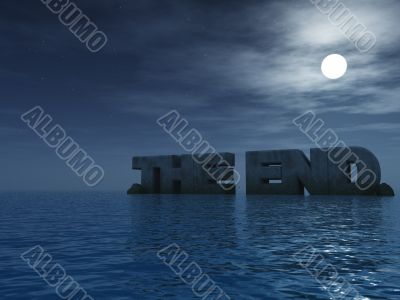 the end the end