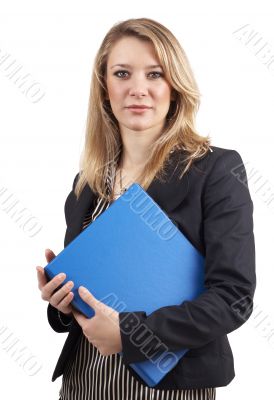 Beautiful blonde businesswoman