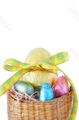 Easter chocolate eggs