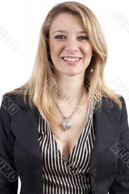 Beautiful blonde businesswoman