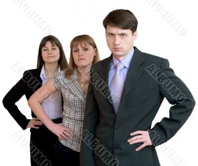Team of businessmen Team of businessmen
