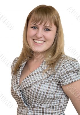 Portrait of the beautiful business girl