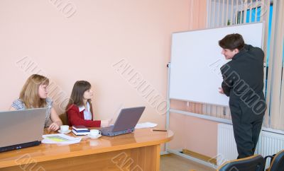Young man to speak at a meeting