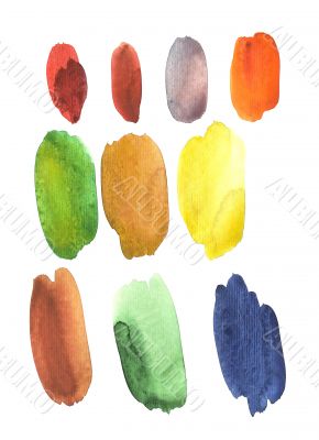 Watercolor hot palette