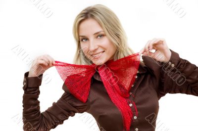 Funny girl with bow Funny girl with bow