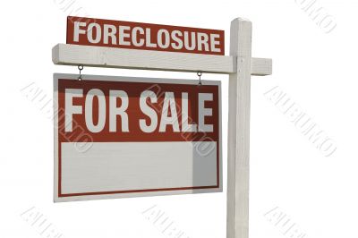 Foreclosure Home For Sale Real Estate Sign