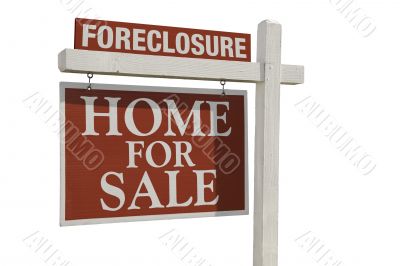 Foreclosure Home For Sale Real Estate Sign