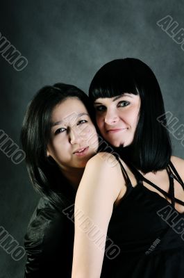 portait of two young women