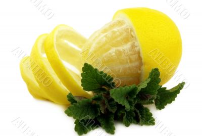 Lemon with melissa