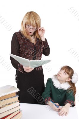 Teacher is shocked at schoolgirl