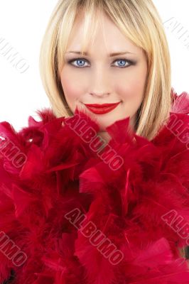 Portrait of beautiful blonde woman Portrait of beautiful blonde woman