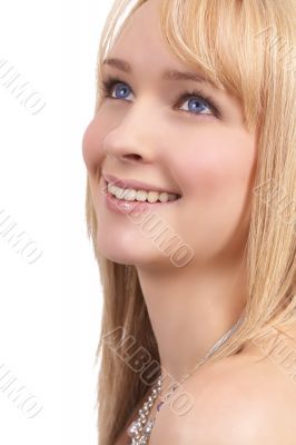 Portrait of beautiful blonde woman Portrait of beautiful blonde woman
