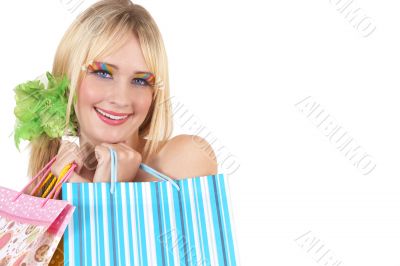 Portrait of beautiful blonde woman Portrait of beautiful blonde woman