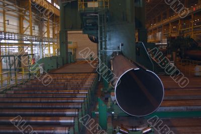 Breech production on ferrous metallurgy