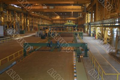 Rolled sheet production on ferrous metallurgy