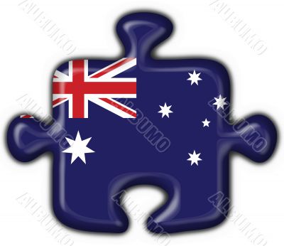 Australian button flag puzzle shape - 3d made