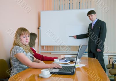 Young man to speak at a meeting